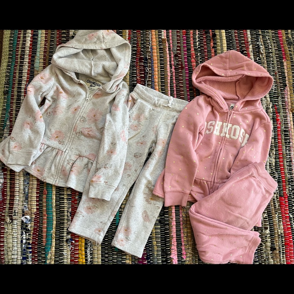 Toddler Girl OshKosh Bigosh Sweatsuits 3T